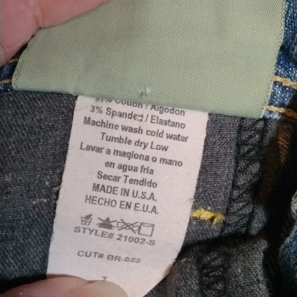 Cello Women's Distressed Bling Blue Denim Jeans  Size 7 Spring Casual Fall - Picture 11 of 11